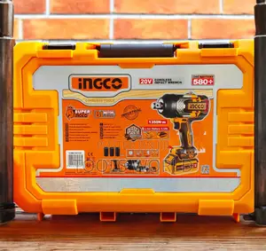 Ingco 20v 1350nm 126 Pcs Cordless Impact Wrench Tools Set , Hkthp31261