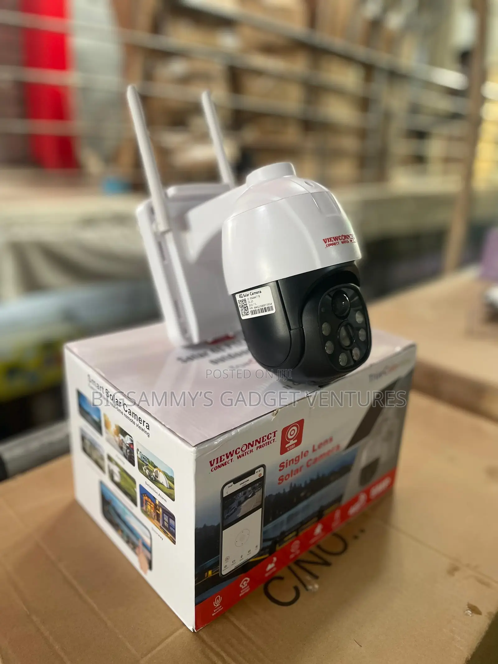 V380 Pro 5mp Solar PTZ (Single Lens) — 4g Camera
