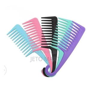 Wide Tooth Shower Detangling Combs With Hook-5units