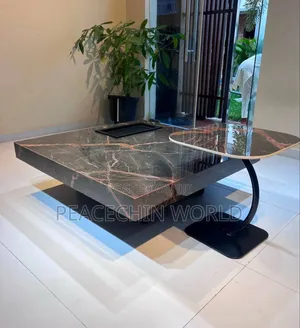 Marble Centre Table and Stool