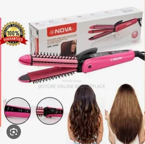 Nova Professional 3-in-1 Hair Tool Combines a Curler, Straightener,
