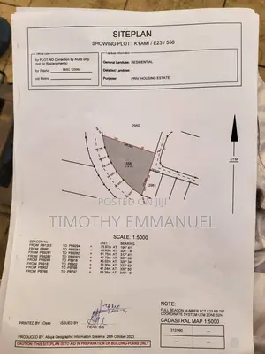 3.14 Hectares C of O Kyami Airport Road