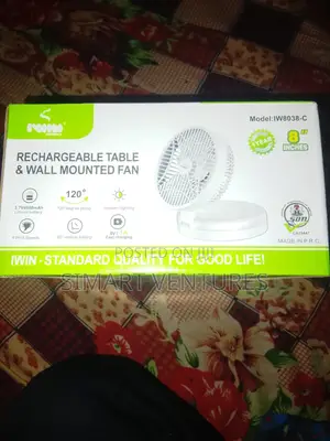 Iwin Rechargeable Rotating Table Fan