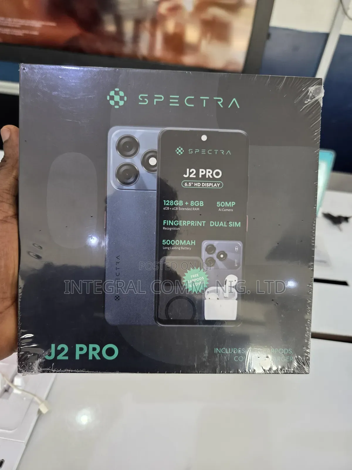 New Spectra J2 Pro 128 GB Black