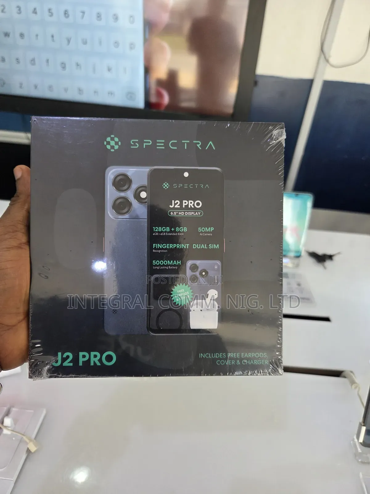 New Spectra J2 Pro 128 GB Black
