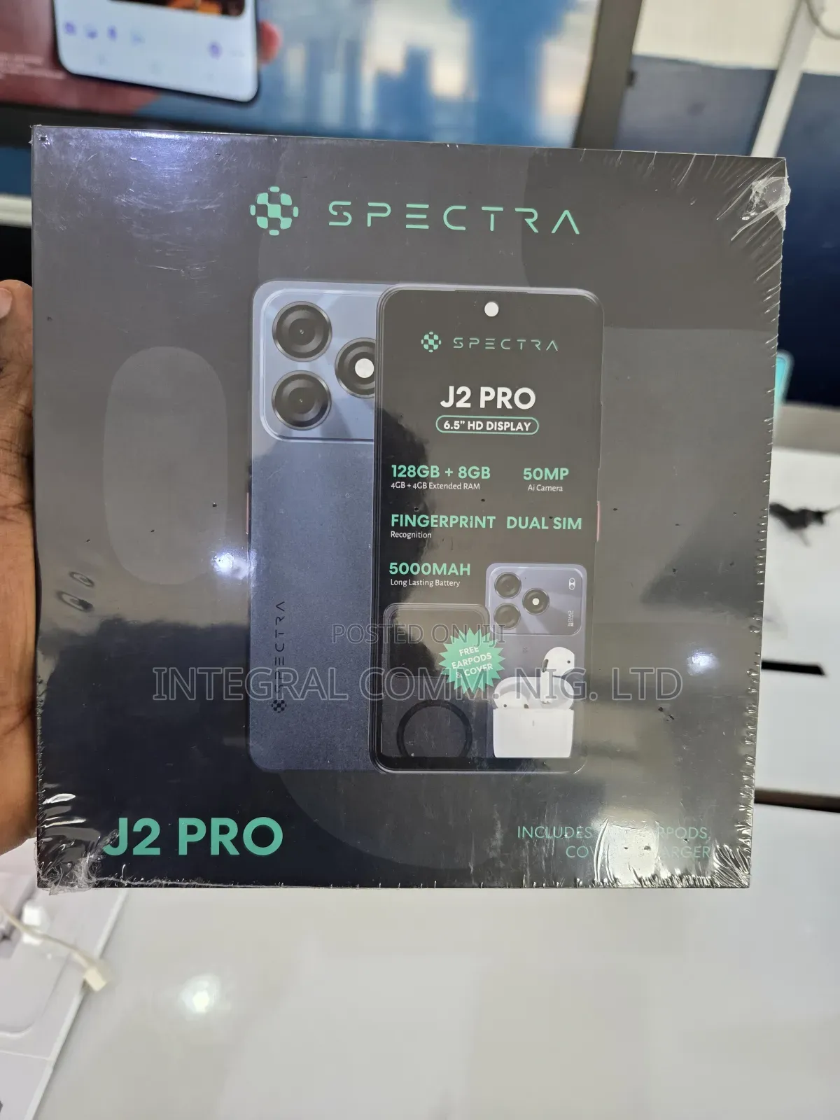 New Spectra J2 Pro 128 GB Black