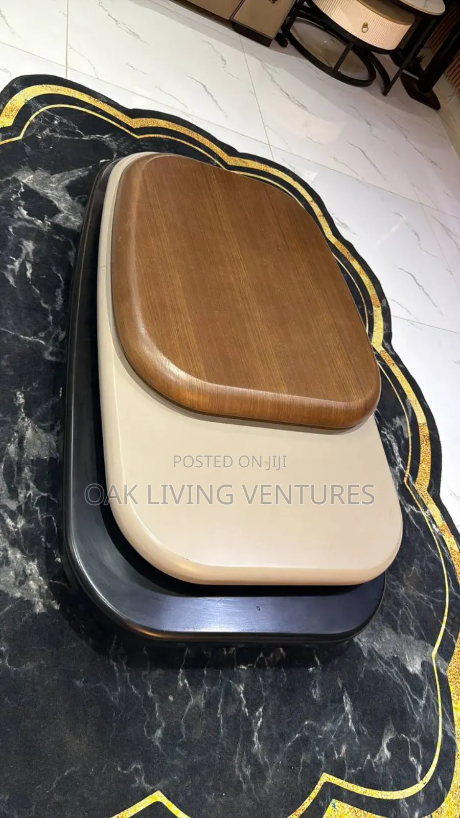 Magic Center Table With Wooden Top