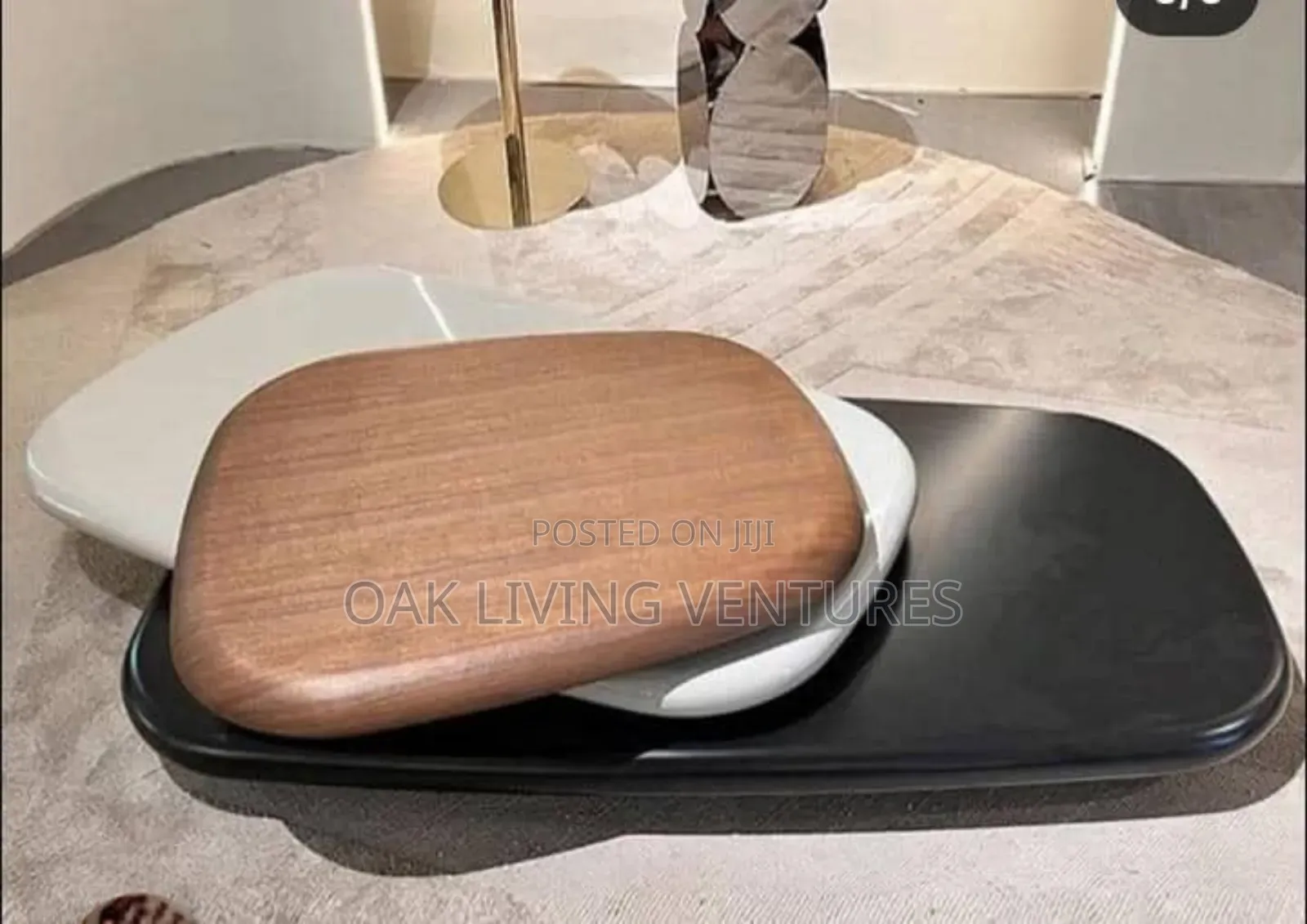 Magic Center Table With Wooden Top