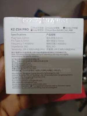 Kz ZSN Pro in Ear Monitor