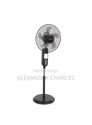 16 Inch Solar Rechargeable Fan With Solar Panel