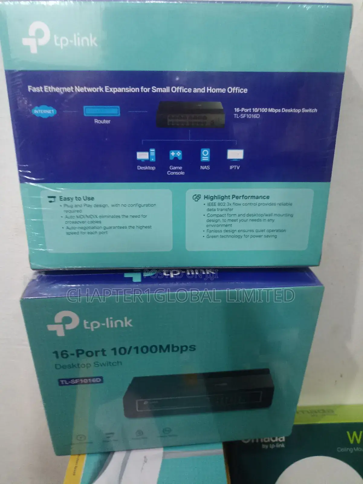 Switch 16 Port TP-Link Tl-Sf1016d 10/100mbps Desktop