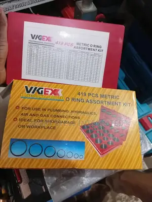 Vigex 419 Piece Metric Professional O-Ring Assortment Kit