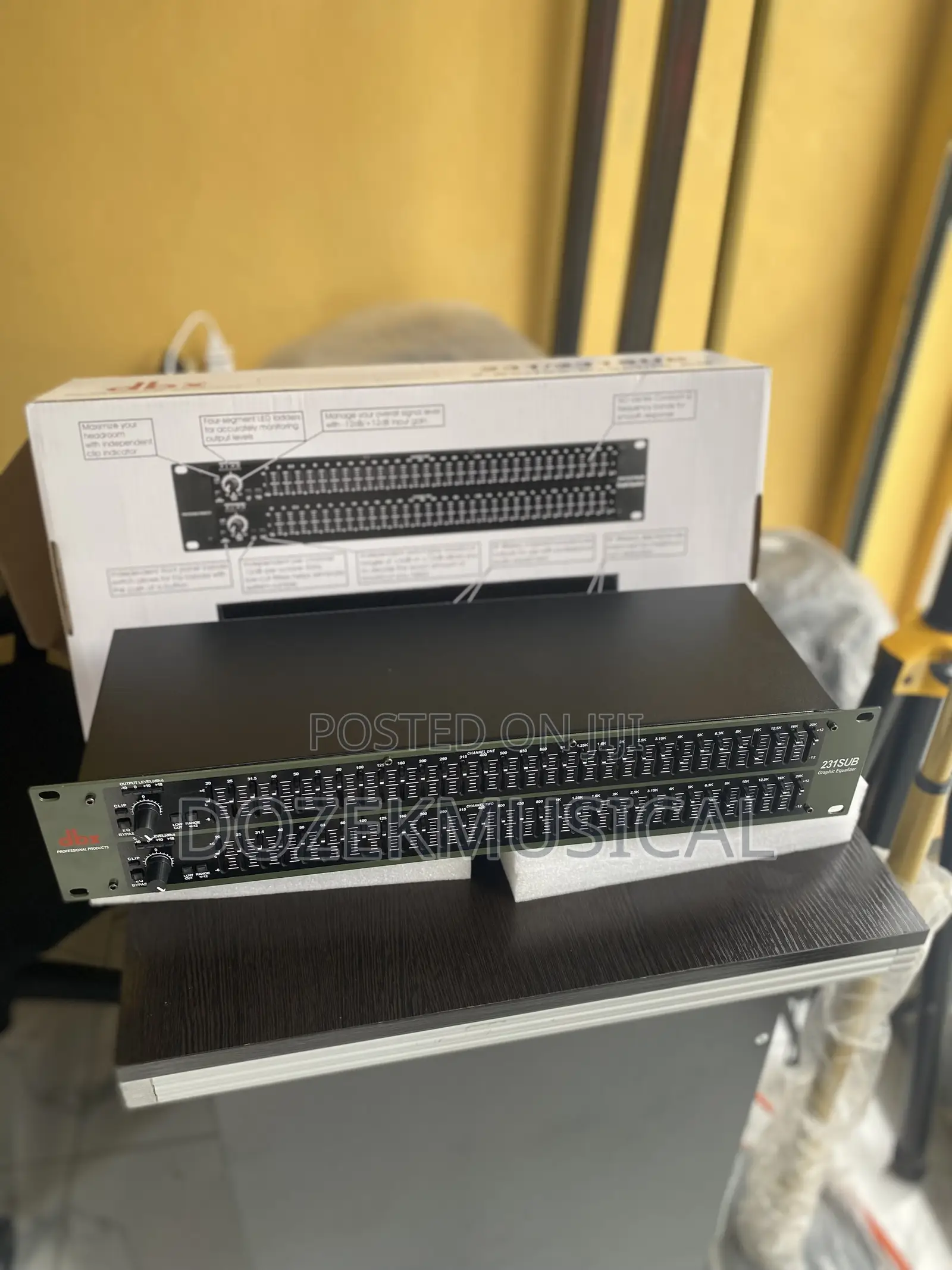 Dbx Double Equalizer 231sub