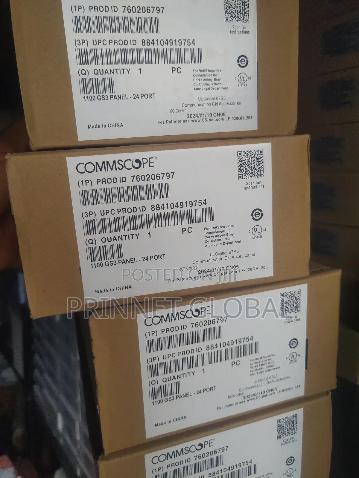 24p Cat6 Commscope Patch Panel