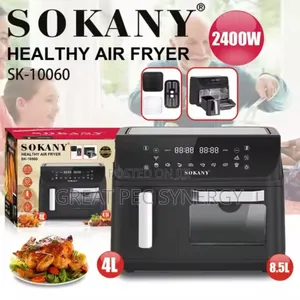 12.5 Liters Sokany Air Fryer Dual Door (4l & 8.5l)