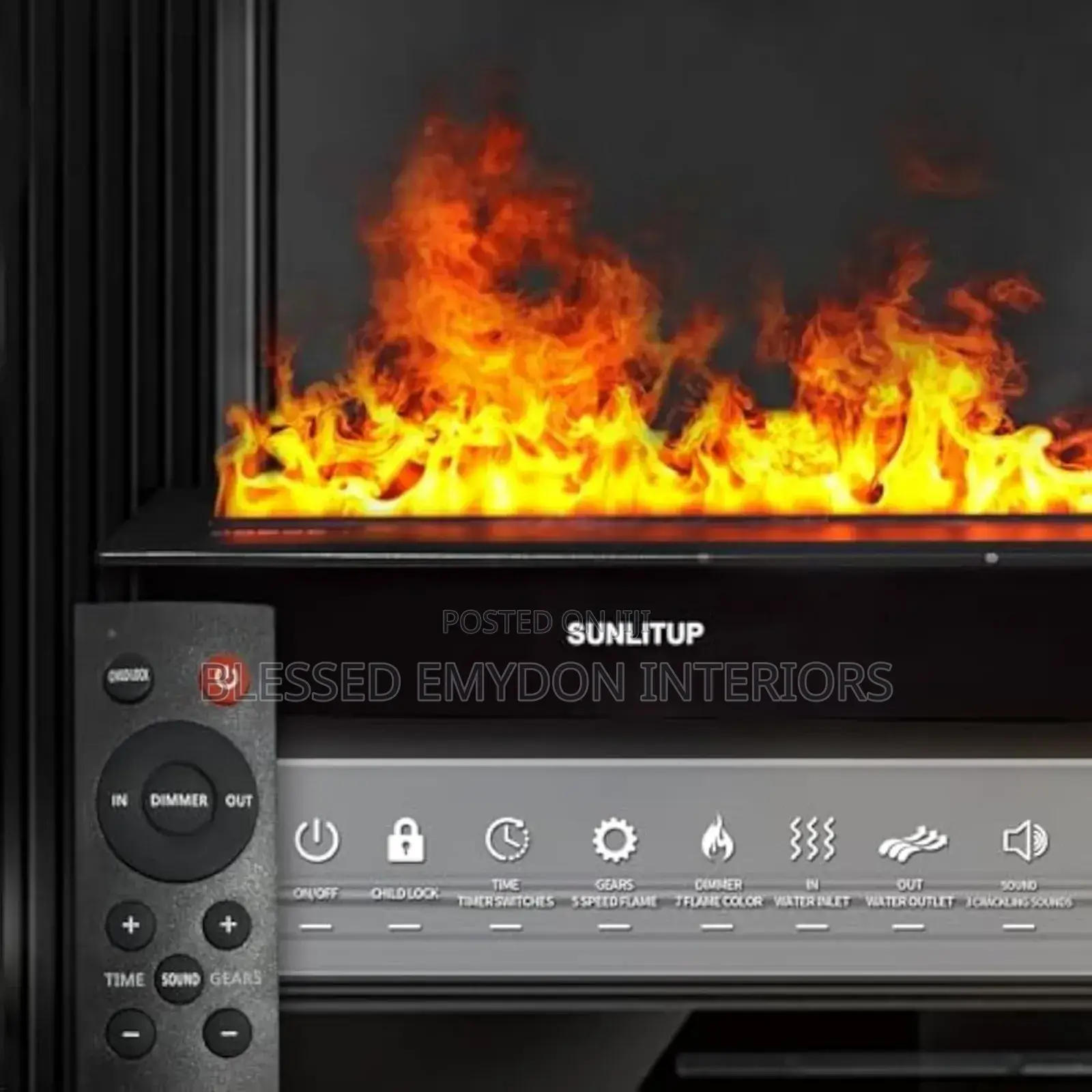 Electric Fireplace 1.2meters