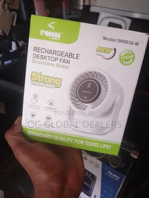 Iwin Energy Rechargeable Desktop Fan