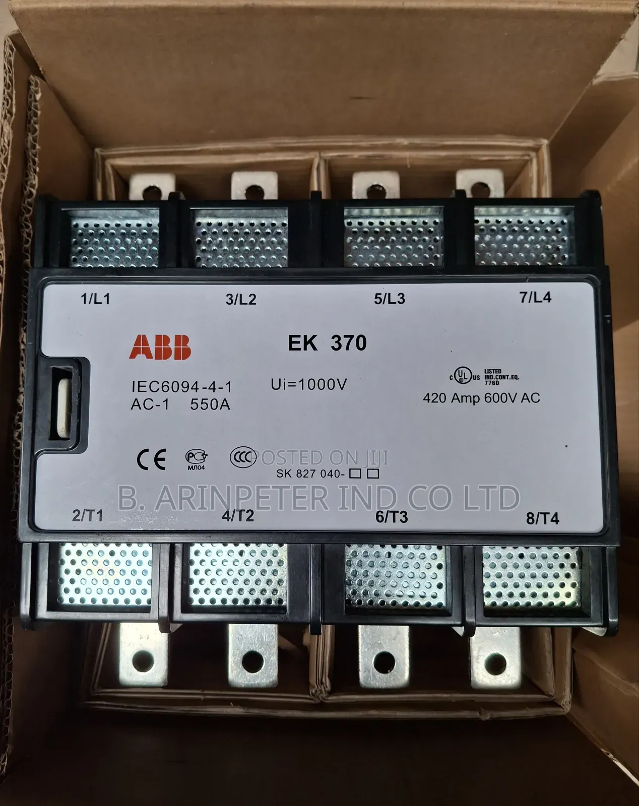 Abb Ek Contactor Series