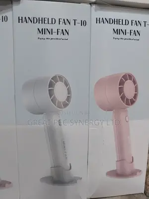 Handheld T-10 Mini Fan - Rechargeable
