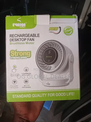 Iwin Energy Rechargeable Desktop Fan