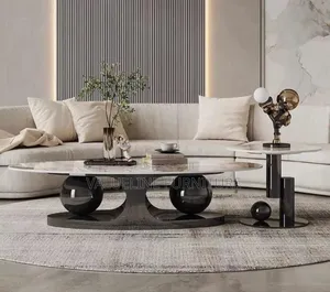 Marble Center Table Plus 2 Side Stool