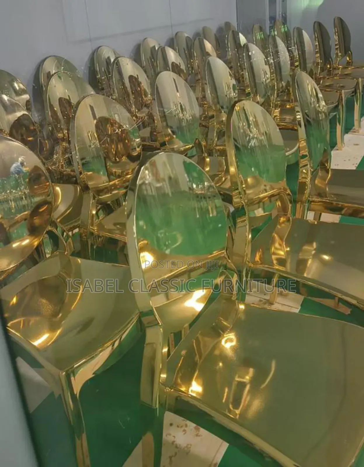 Luxury Gold Vip Event Chairs Available Now