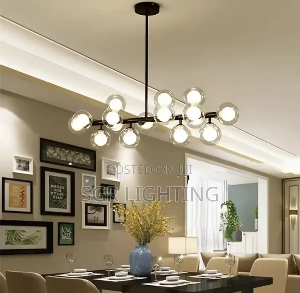Living Room Chandeliers Nordic Led Lamp