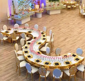 Luxury S Shape Vip Event Table Available Now by 24 Seaters