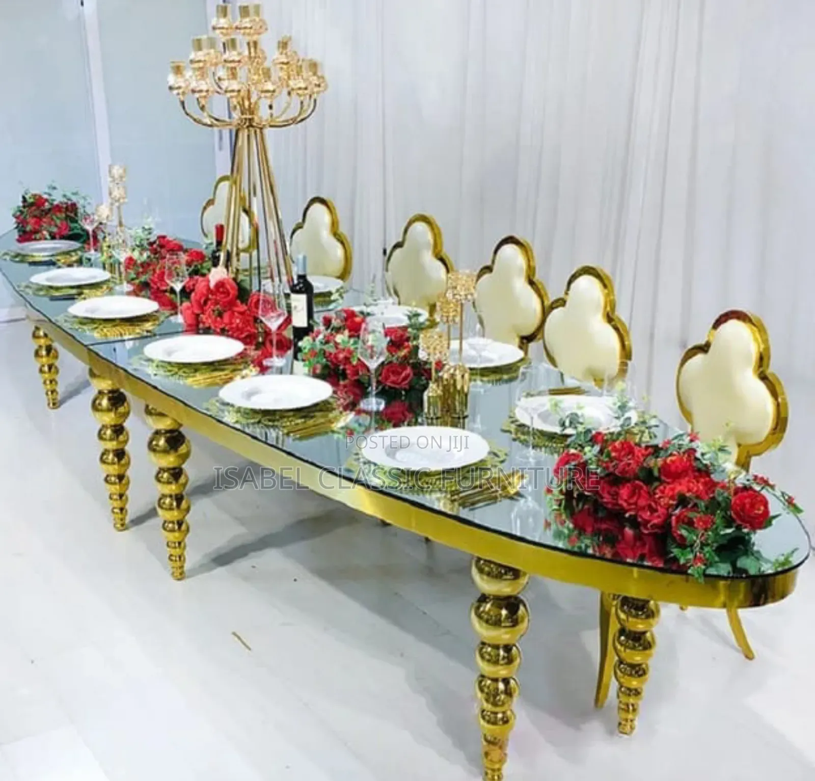 Vip Luxury Event Table by 16 Seaters Available Now