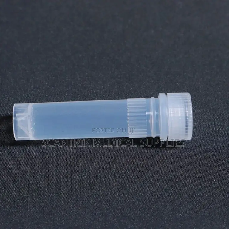 Cryotube With Internal Cap for Contamination-Free Storage