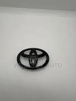 Universal Black Toyota Steering Wheel Logo Emblem
