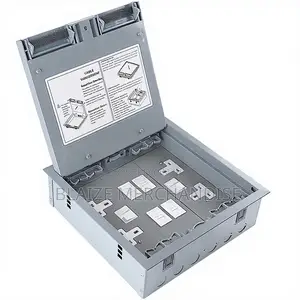 Mk Essentials Cre260-80-3-Grey 3 Compartment Floor Box - Grey