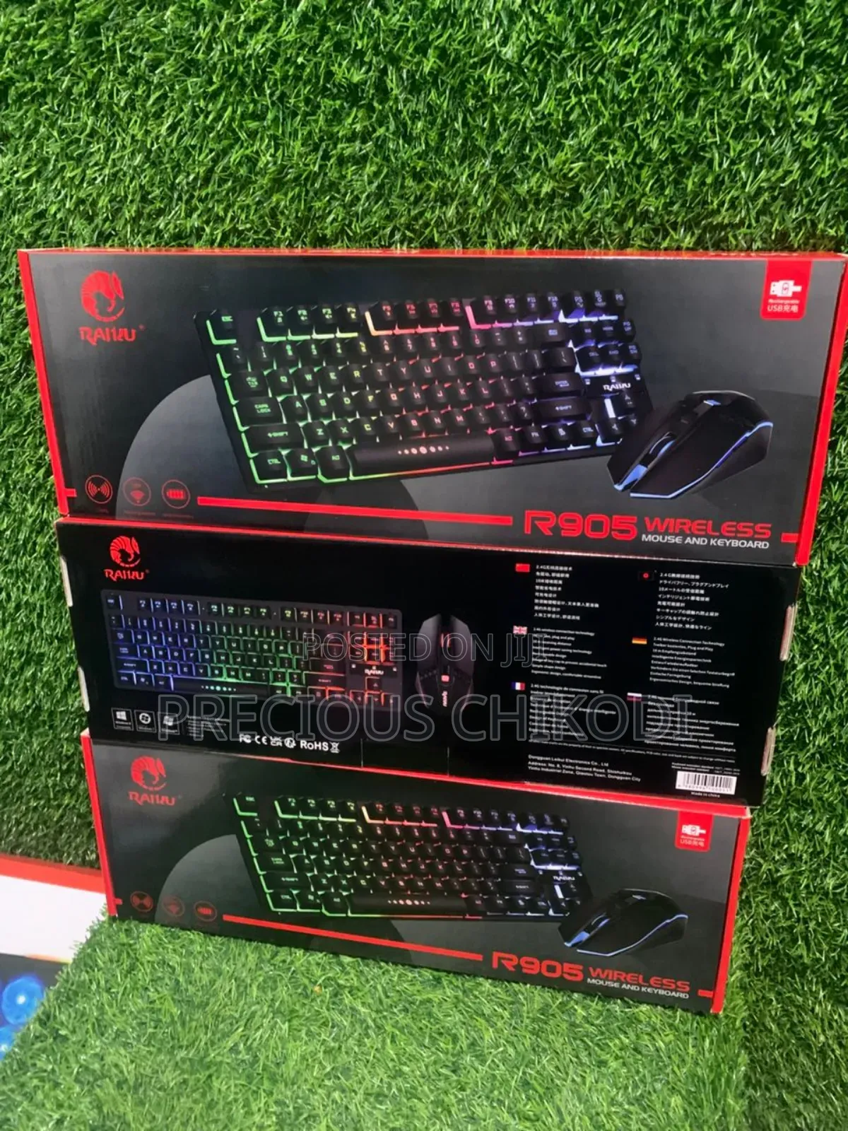 Raiku R905 Wireless Gaming Keyboard and Mouse