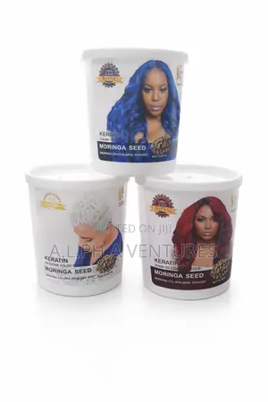 Keratin Hair Color Powder With Moringa (Multi-Color Variants, 600g)