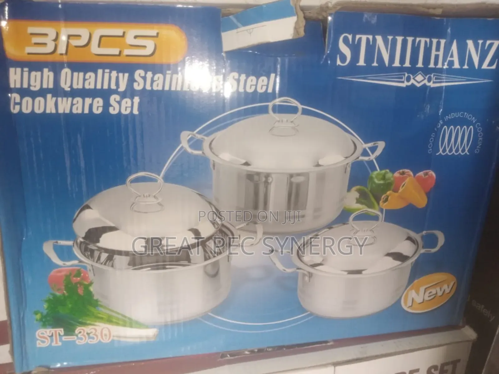 3 Sets Of Stainless Cookware - St 330