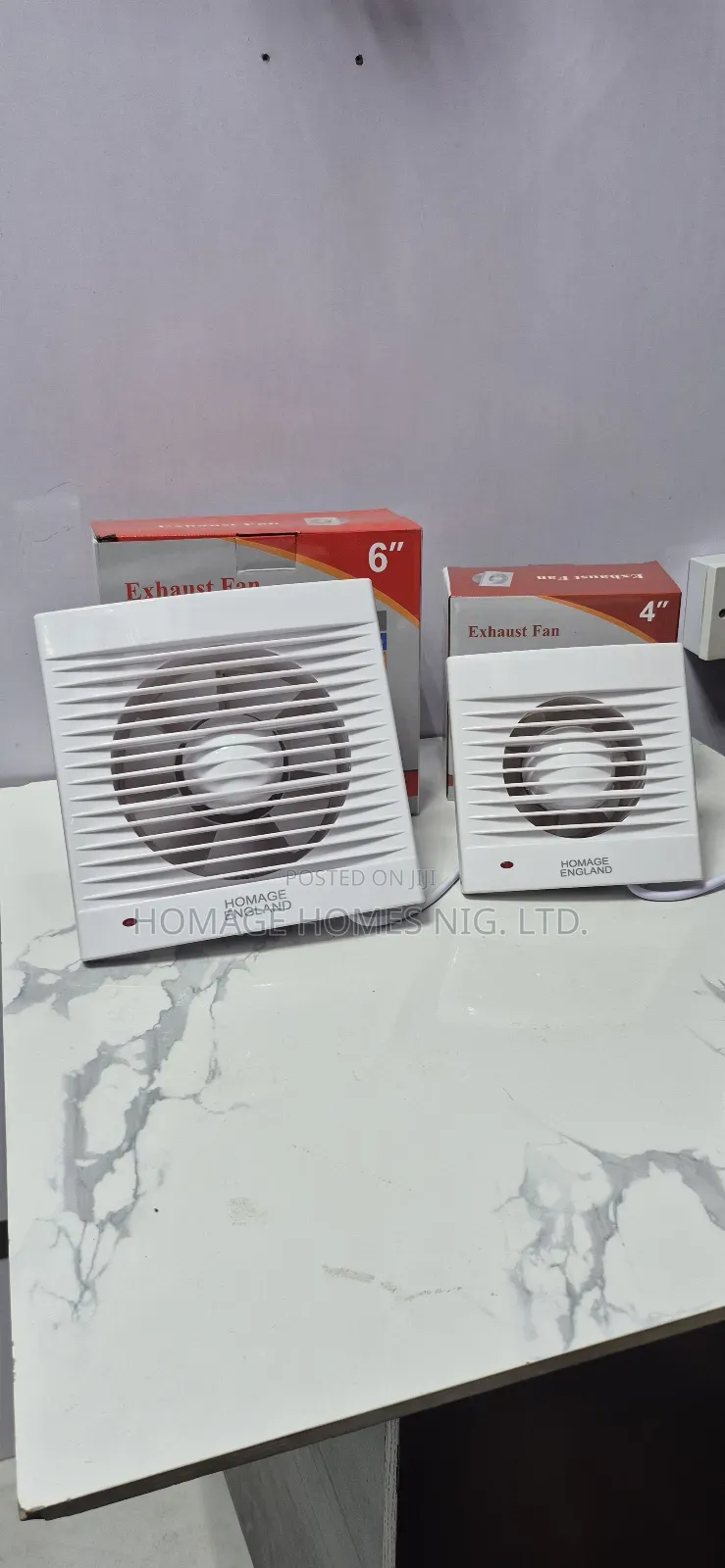 4" Extractor Fan Homage England