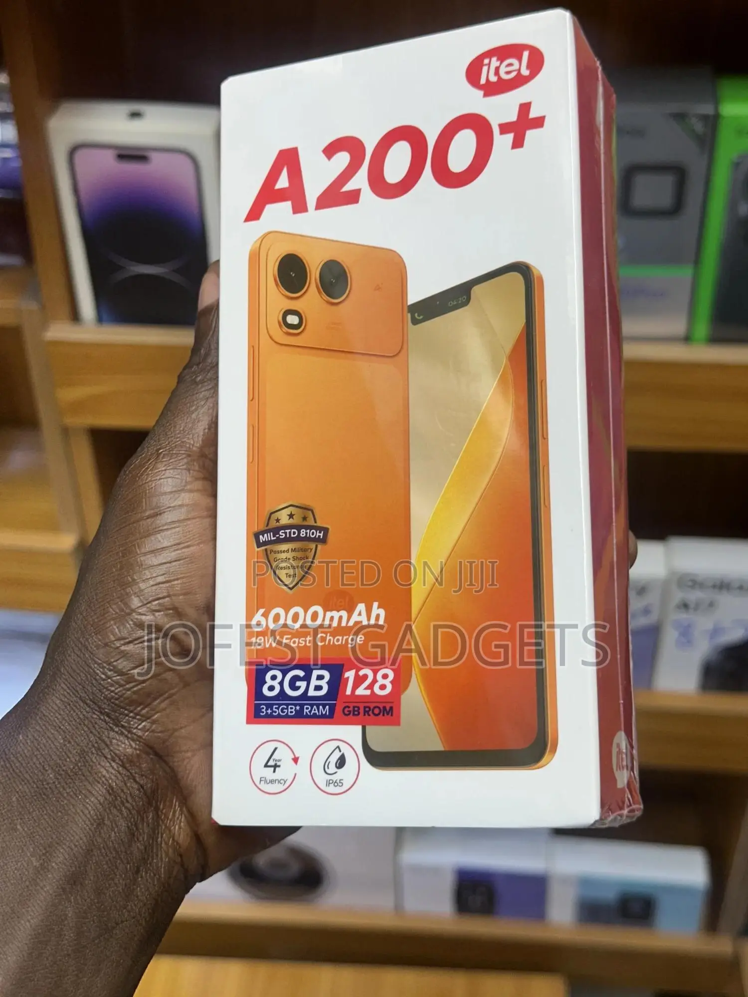 New Itel A200+ 128 GB Black