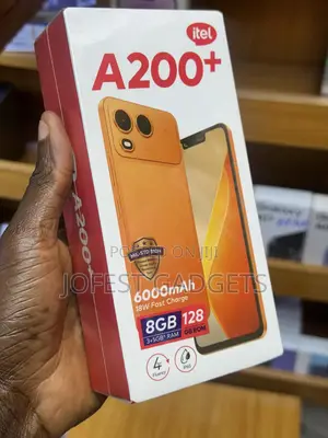 New Itel A200+ 128 GB Black