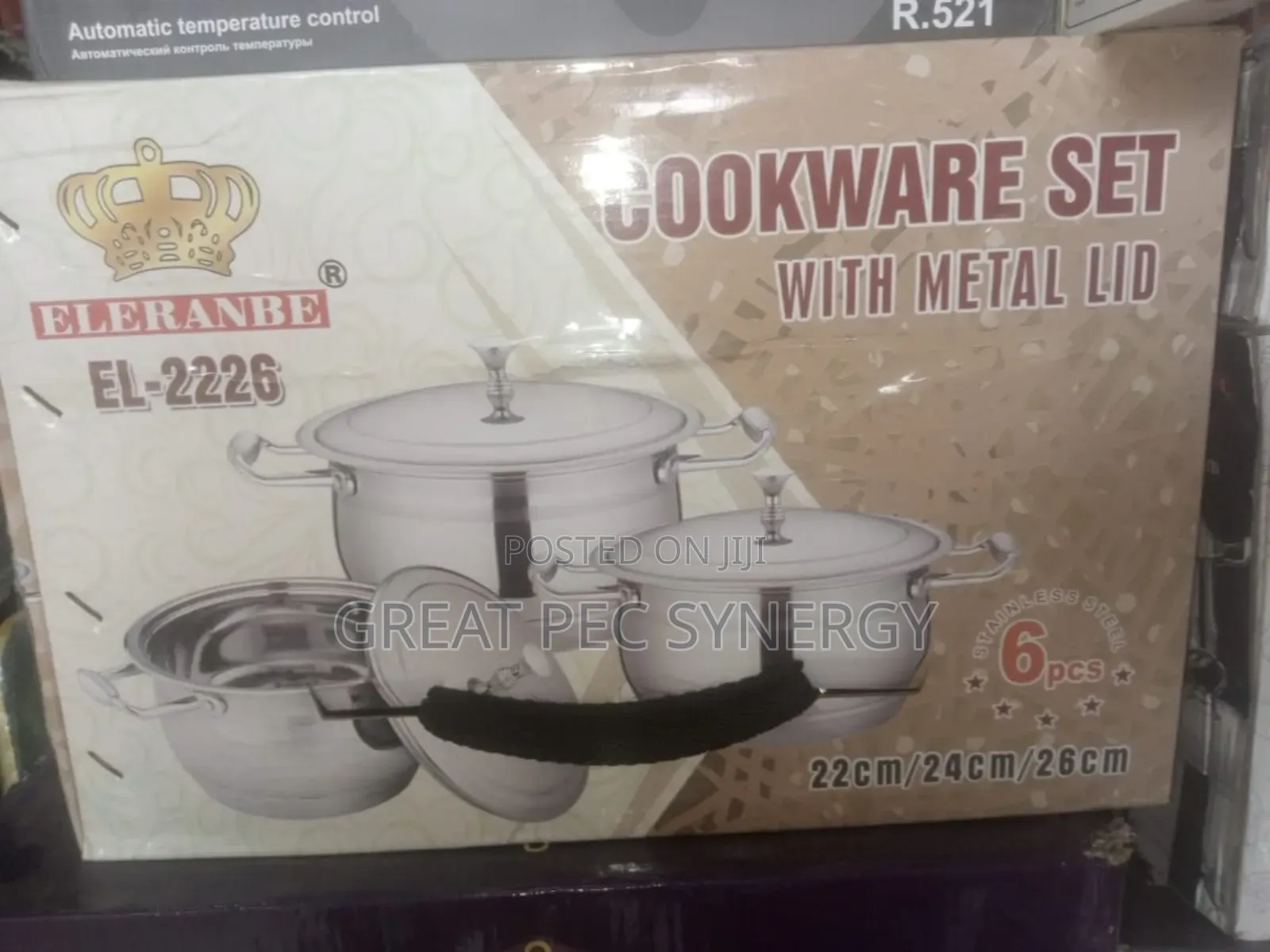 3 Sets Of Stainless Cookware Set - El 2226
