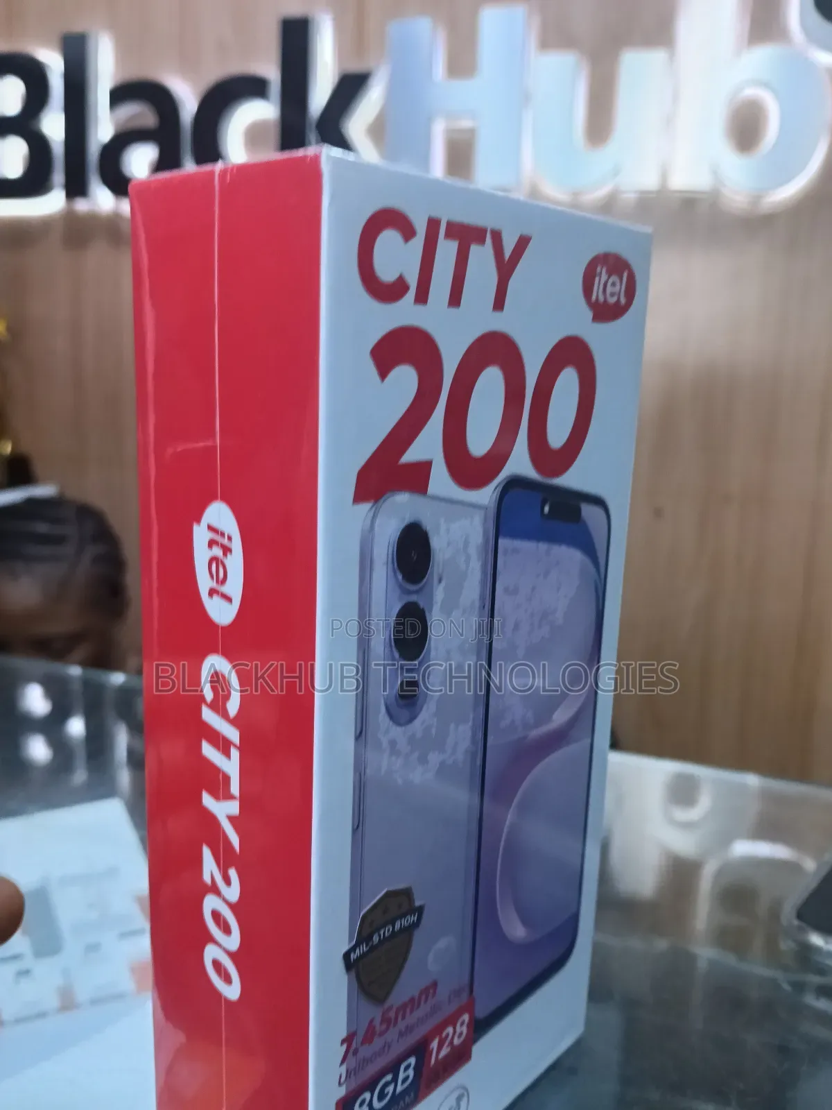 New Itel City 200 128 GB Black