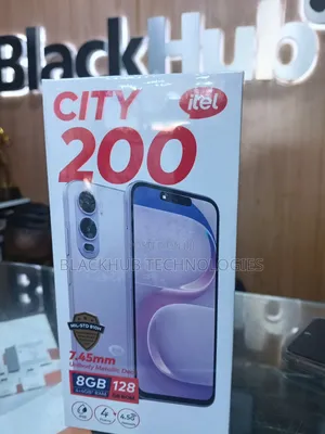 New Itel City 200 128 GB Black