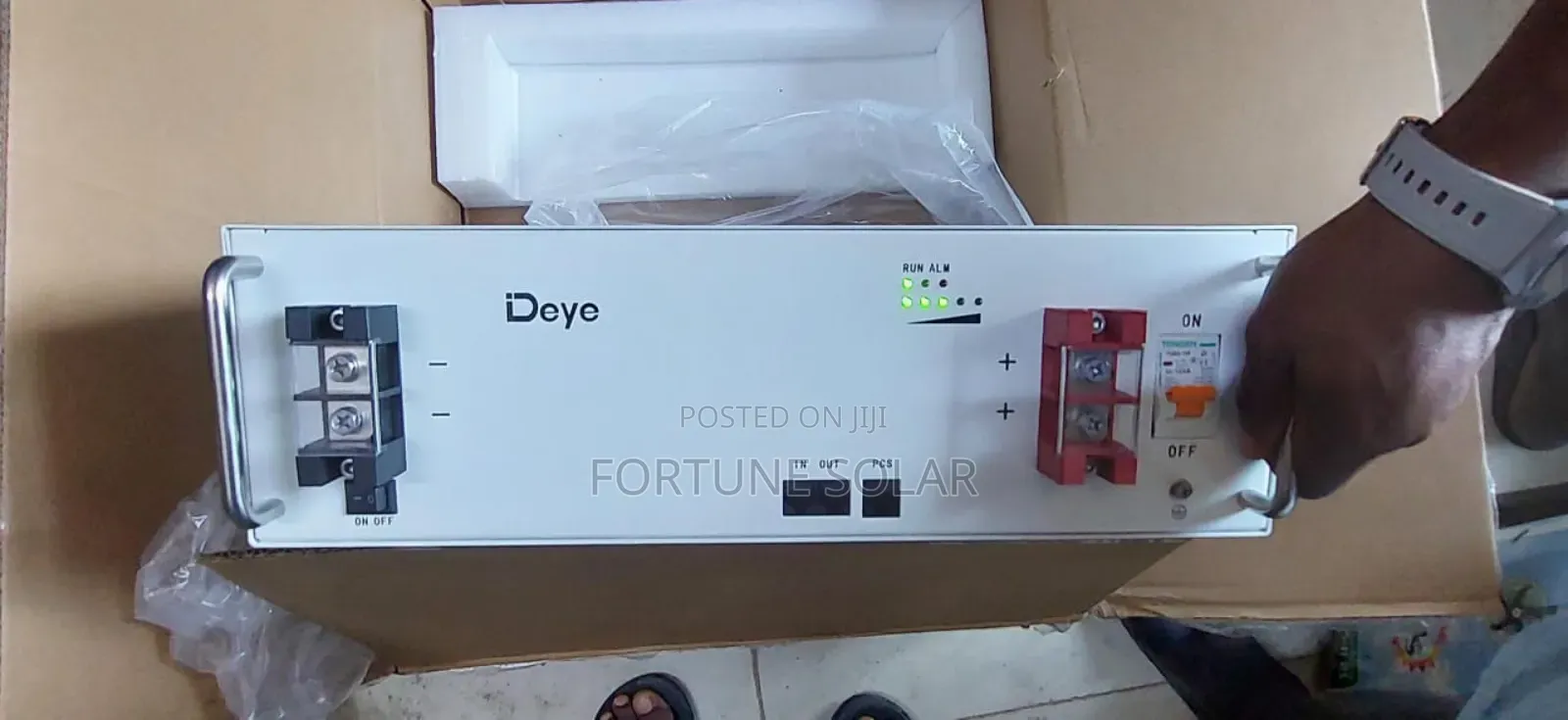 Deye 5kwh 48v Lithium Battery With Digital Display