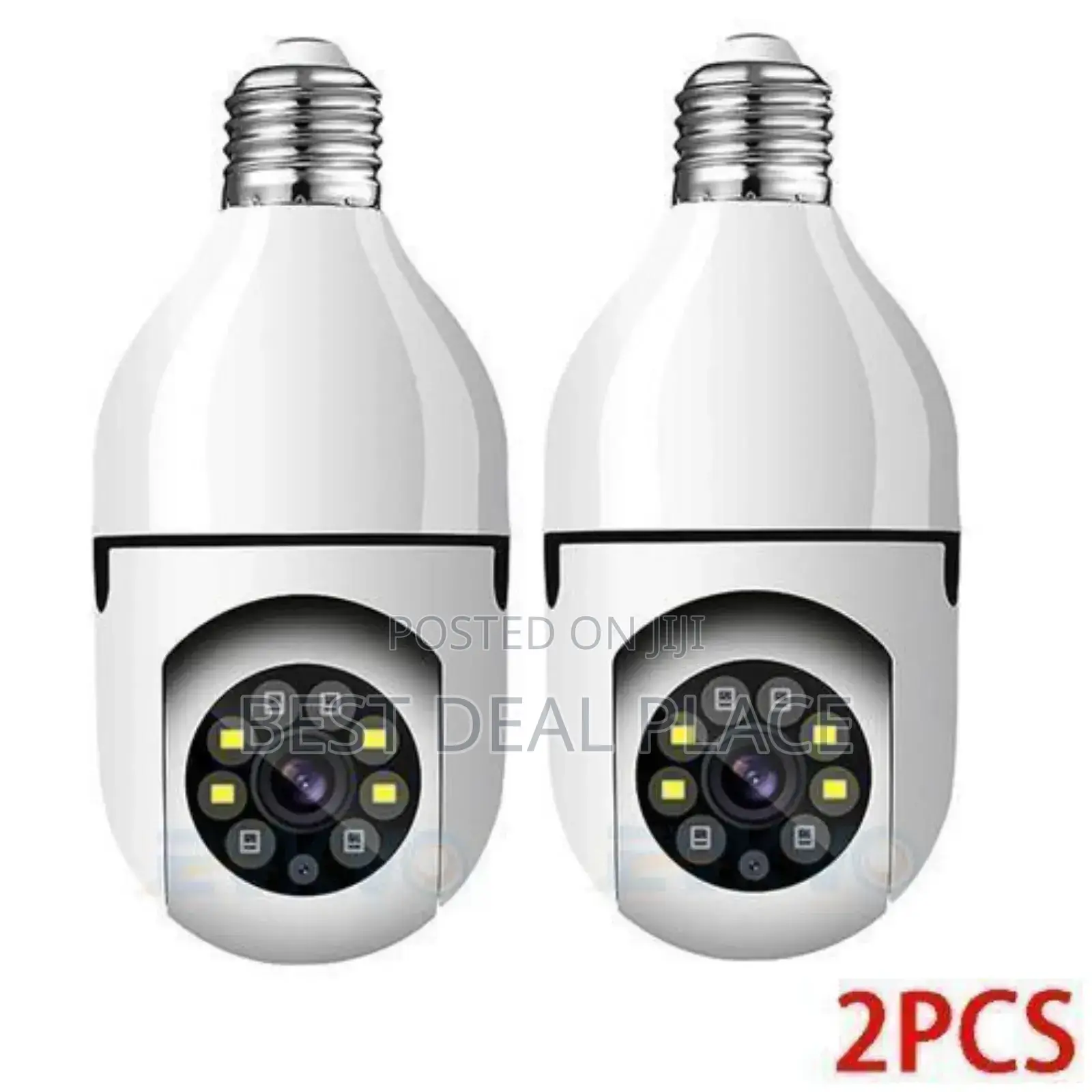 Wifi Ip Mini Camera E27 Bulb Security Surveillance Smart Cctv Ir Light
