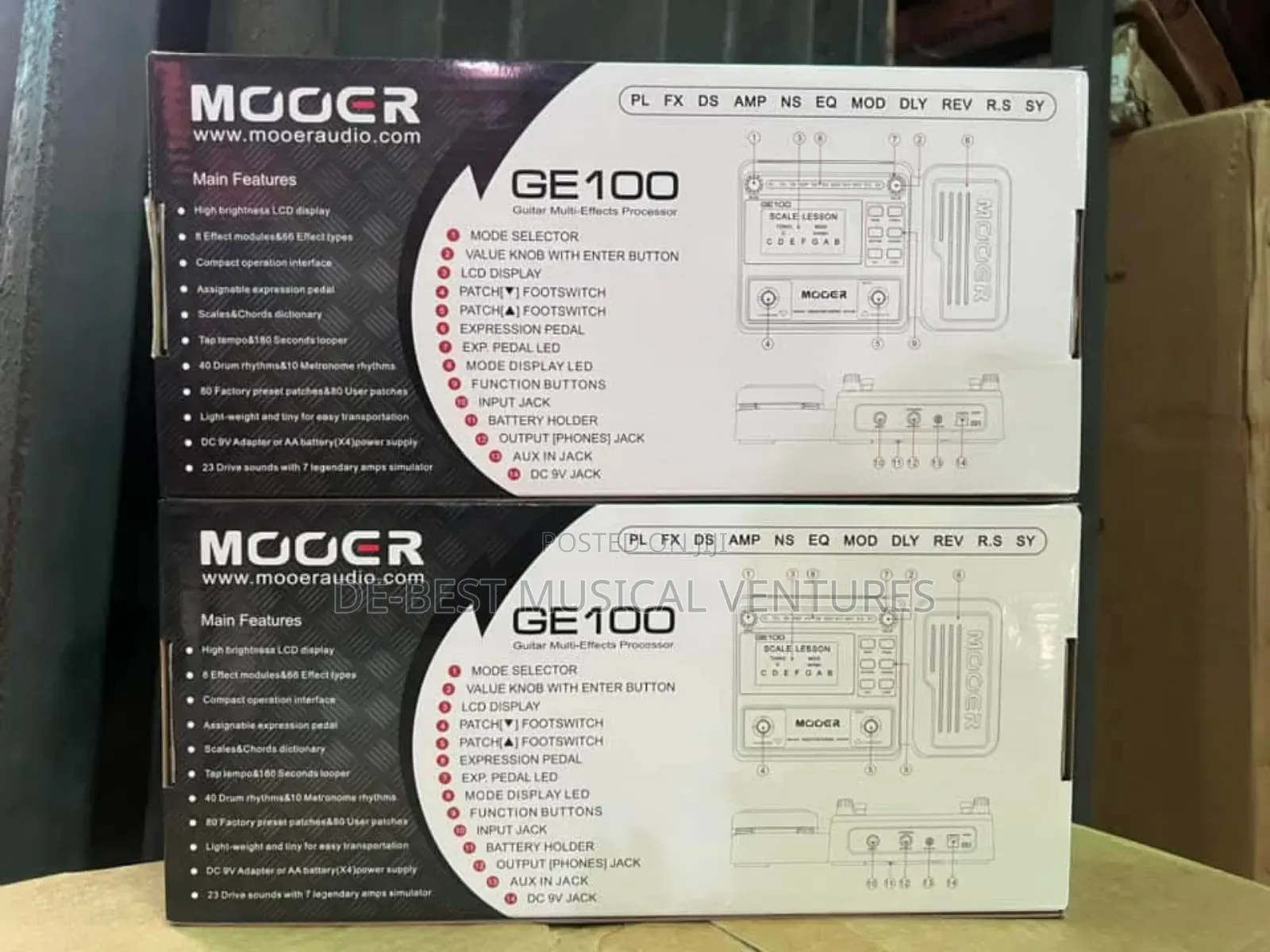 Mooer Ge100 Multi-Effects Processor