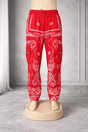 African Lion Cargo Trousers [Red]