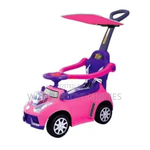 Children Ride on Car With Canopy
