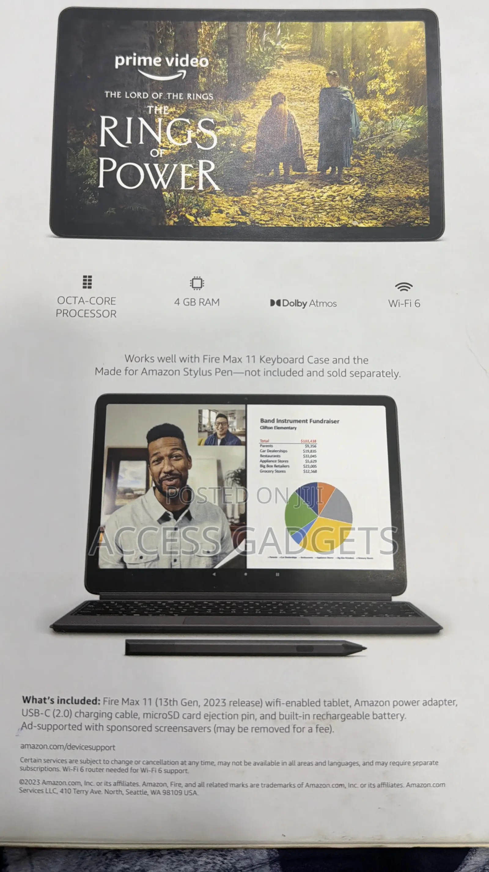 New Amazon Fire Max 11 64 GB