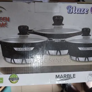 3 Sets of Granite Cookware Set