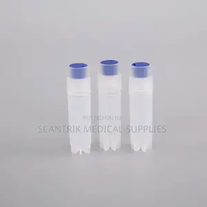 Cryotube With Internal Cap for Safe Handling of Sensitive Samples
