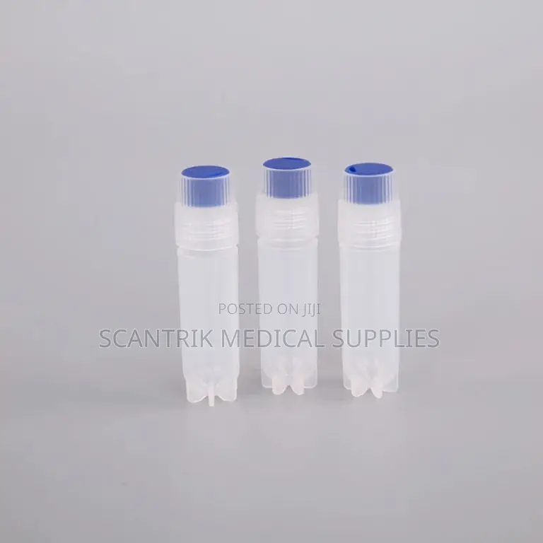 Cryotube With Internal Cap for Safe Handling of Sensitive Samples